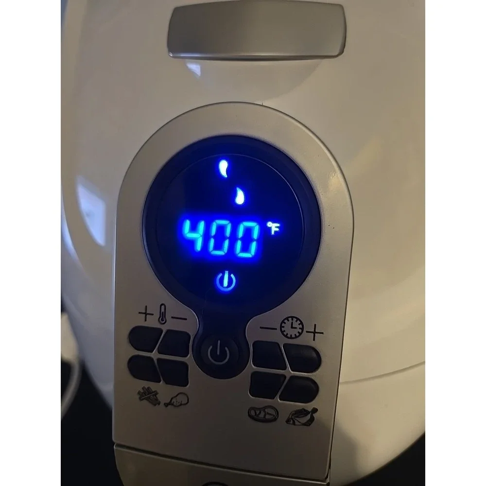 Cook's Essentials CM15901 3-Quart Digital Air Fryer 1500 Watt‎ White READ!!!